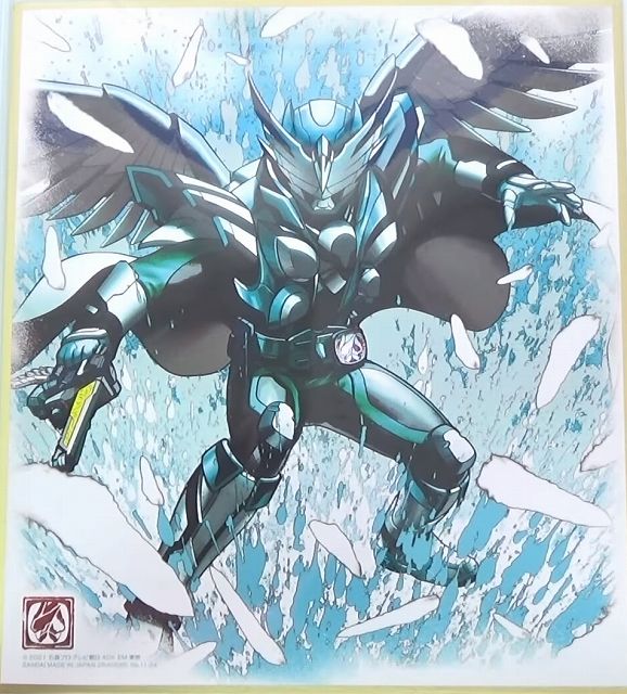 仮面ライダー色紙artセレクションfeat 仮面ライダーw 収録色紙画像一覧 配列情報 Box開封結果 まとめ ビックリマンシール ウエハースカードまとめ情報サイト